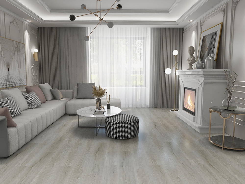 Tørr tilbake LVT-gulv